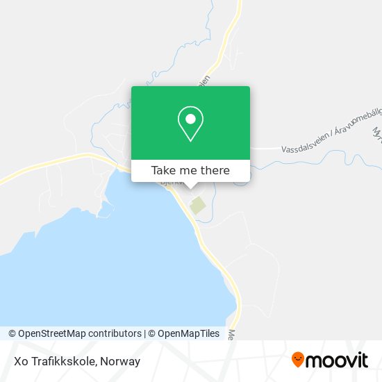 Xo Trafikkskole map