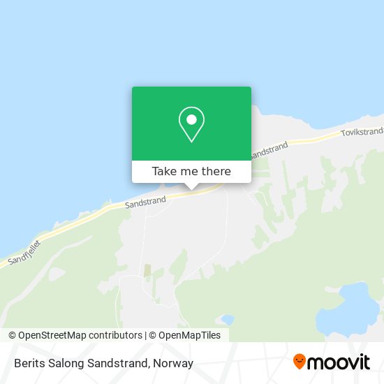 Berits Salong Sandstrand map