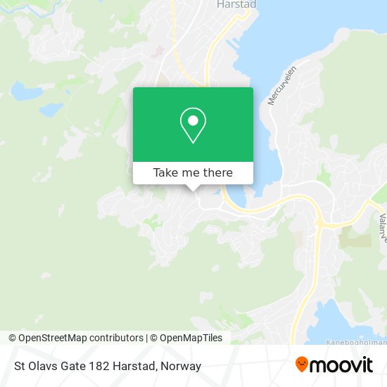 St Olavs Gate 182 Harstad map
