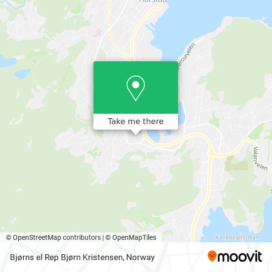 Bjørns el Rep Bjørn Kristensen map