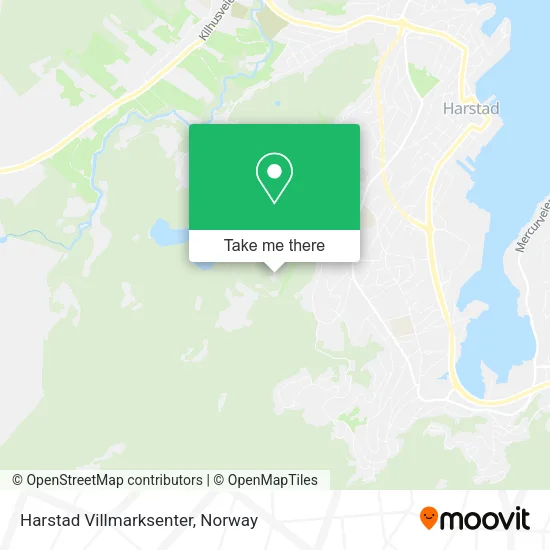 Harstad Villmarksenter map