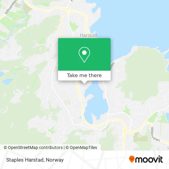 Staples Harstad map