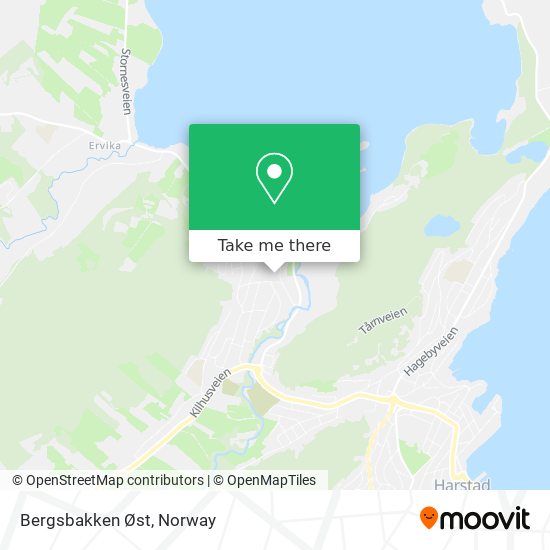 Bergsbakken Øst map