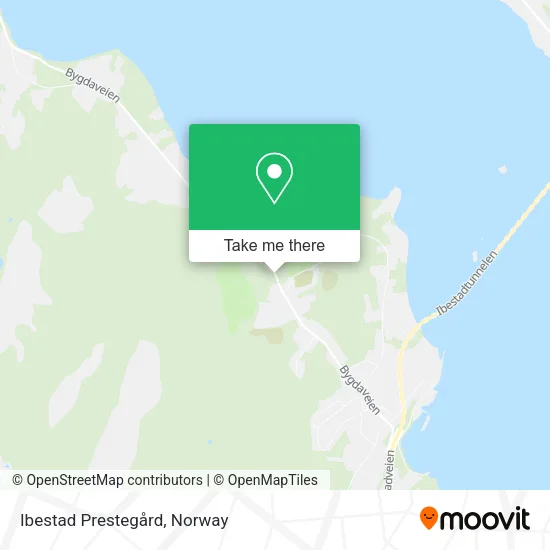 Ibestad Prestegård map