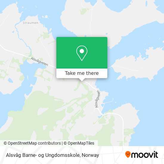 Alsvåg Barne- og Ungdomsskole map