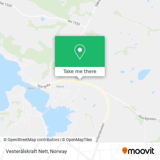 Vesterålskraft Nett map