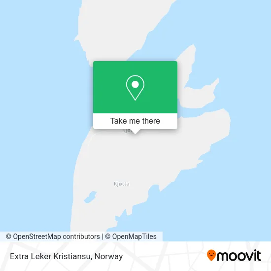 Extra Leker Kristiansu map