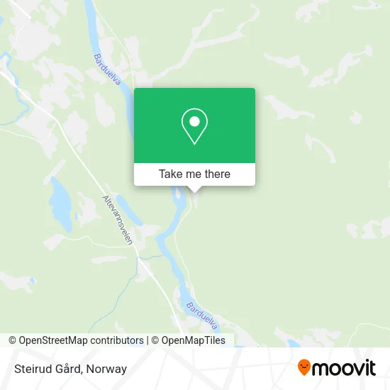 Steirud Gård map