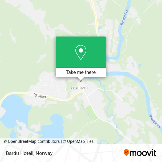 Bardu Hotell map