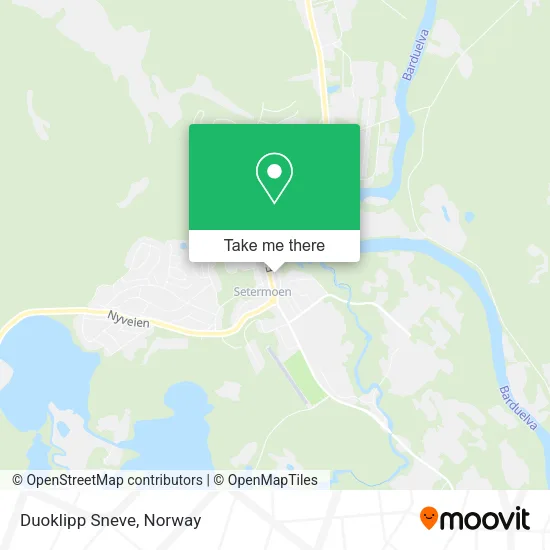 Duoklipp Sneve map