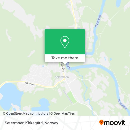 Setermoen Kirkegård map