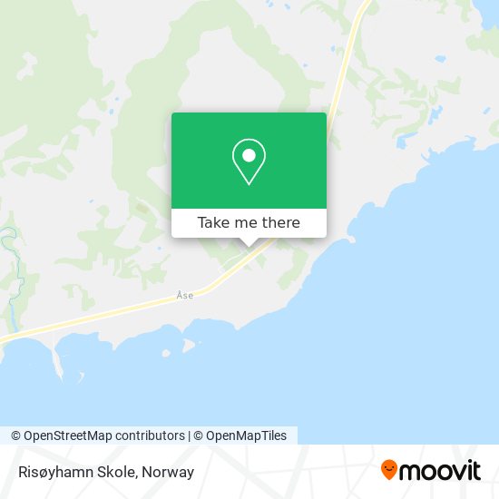 Risøyhamn Skole map