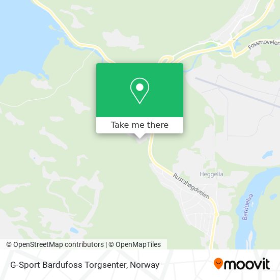 G-Sport Bardufoss Torgsenter map