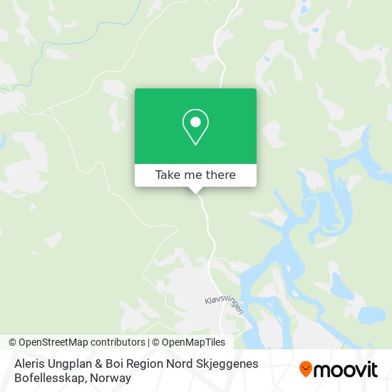 Aleris Ungplan & Boi Region Nord Skjeggenes Bofellesskap map