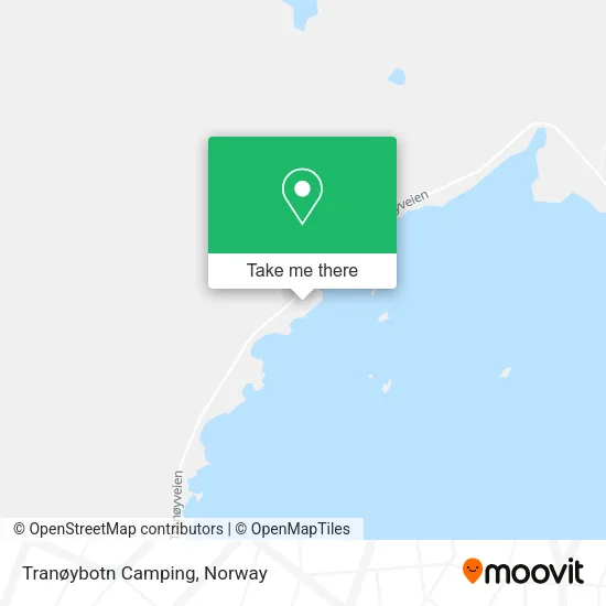 Tranøybotn Camping map