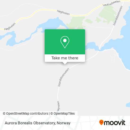 Aurora Borealis Observatory map