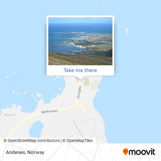 Andenes map