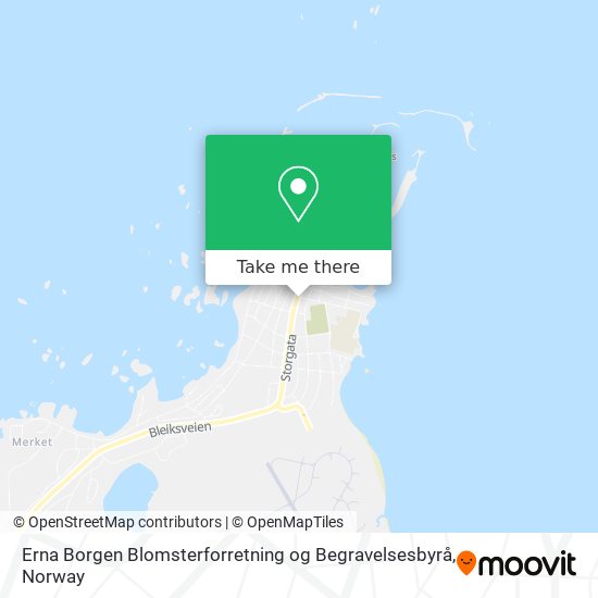 Erna Borgen Blomsterforretning og Begravelsesbyrå map