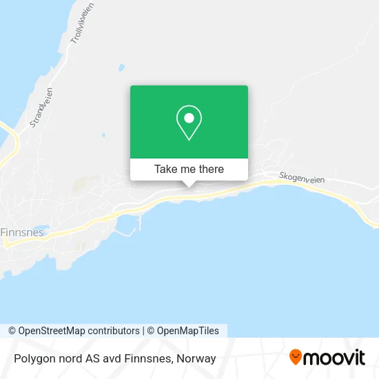 Polygon nord AS avd Finnsnes map