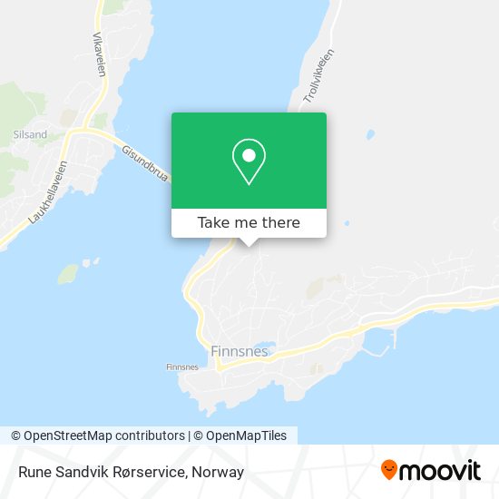 Rune Sandvik Rørservice map