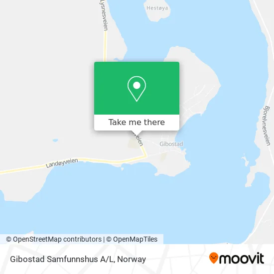 Gibostad Samfunnshus A/L map