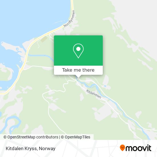 Kitdalen Kryss map