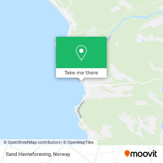 Sand Havneforening map