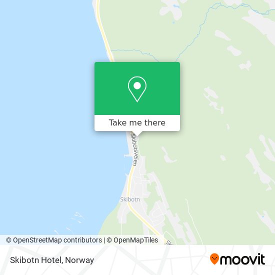 Skibotn Hotel map