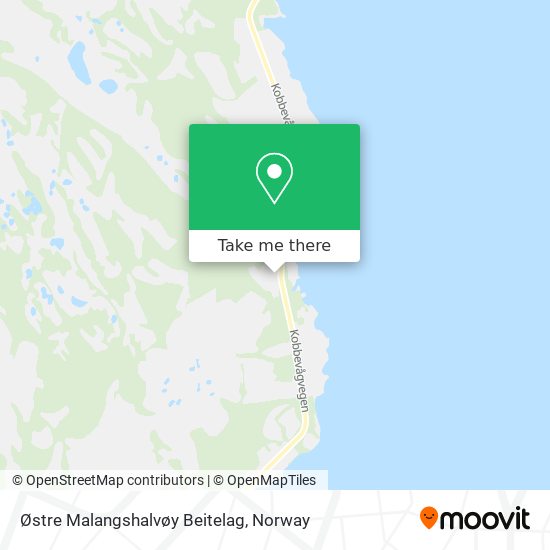 Østre Malangshalvøy Beitelag map