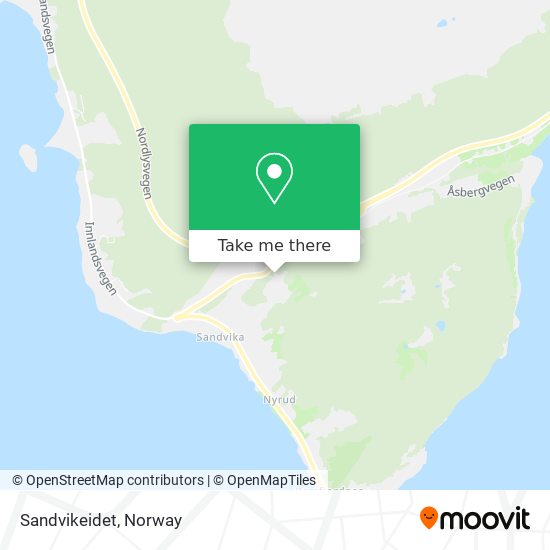 Sandvikeidet map