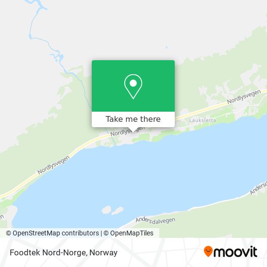 Foodtek Nord-Norge map