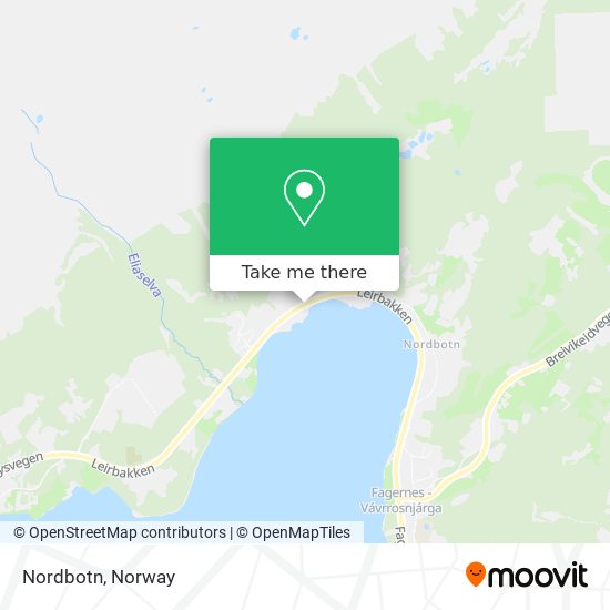 Nordbotn map