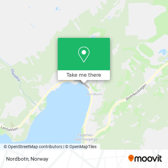 Nordbotn map