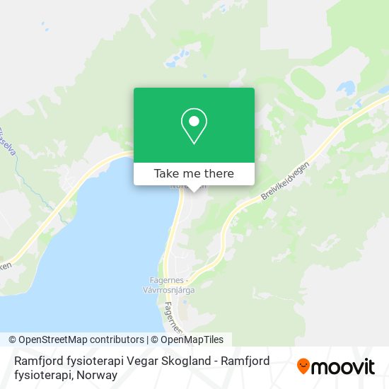 Ramfjord fysioterapi Vegar Skogland - Ramfjord fysioterapi map