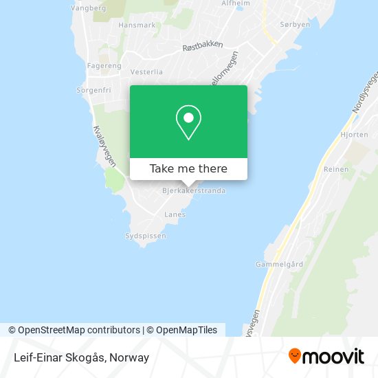 Leif-Einar Skogås map