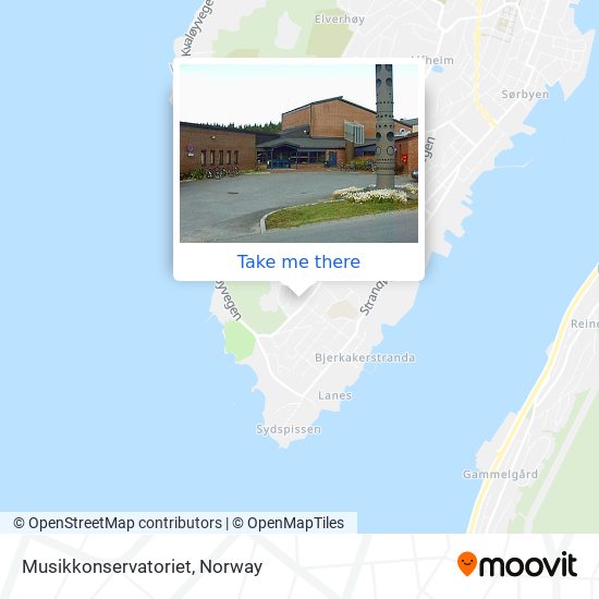 Musikkonservatoriet map