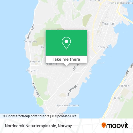 Nordnorsk Naturterapiskole map