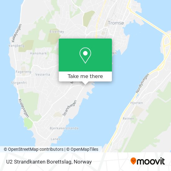 U2 Strandkanten Borettslag map