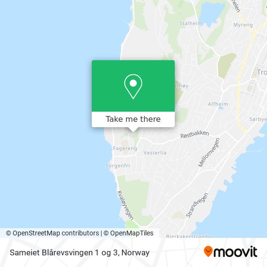 Sameiet Blårevsvingen 1 og 3 map