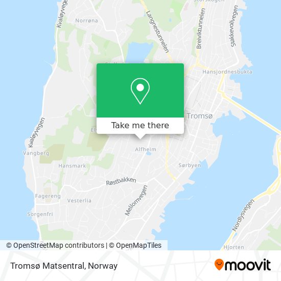 Tromsø Matsentral map