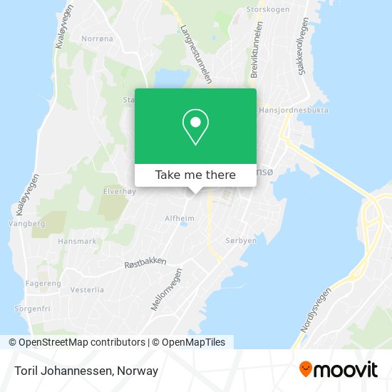 Toril Johannessen map