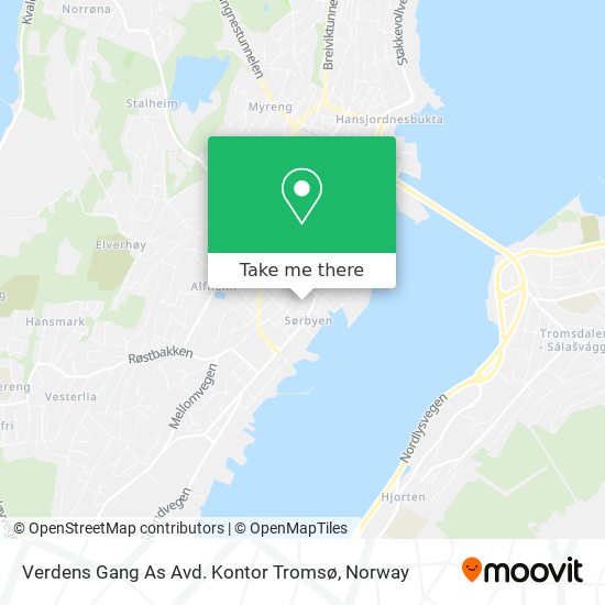 Verdens Gang As Avd. Kontor Tromsø map