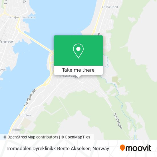 Tromsdalen Dyreklinikk Bente Akselsen map