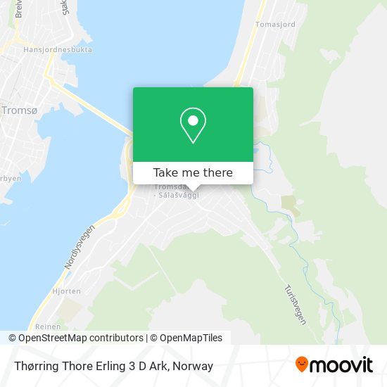 Thørring Thore Erling 3 D Ark map