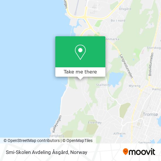 Smi-Skolen Avdeling Åsgård map