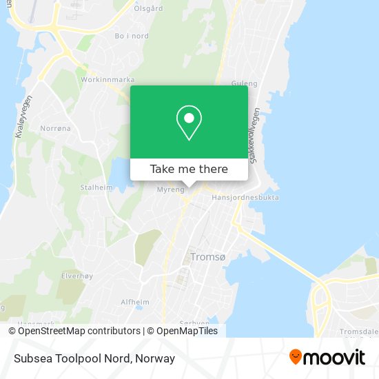 Subsea Toolpool Nord map