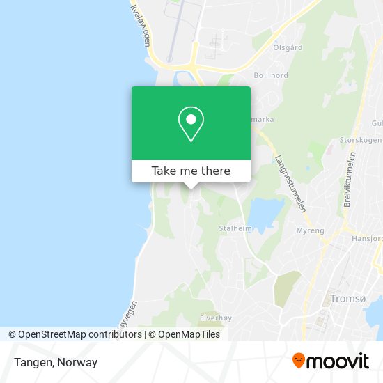 Tangen map