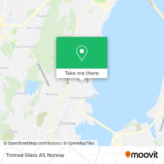 Tromsø Glass AS map