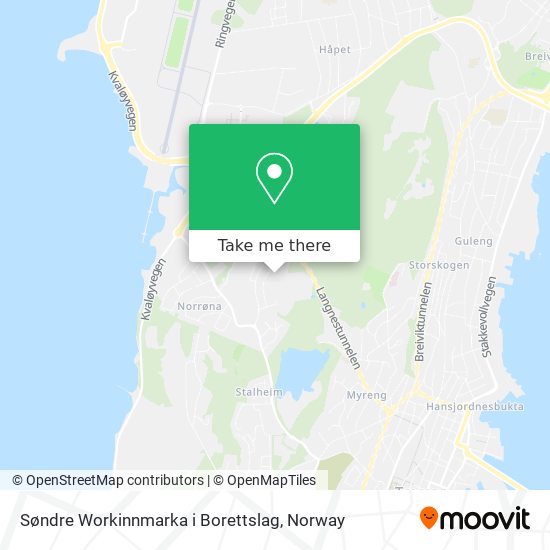 Søndre Workinnmarka i Borettslag map