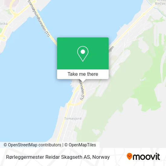 Rørleggermester Reidar Skagseth AS map